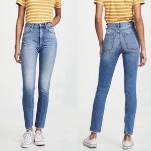 Boyish Women’s Sz 28 Zachary High Rise Straight Leg Jeans Best Foot Forward Wash